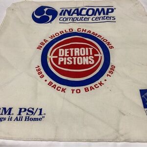 Vintage Detroit Detroit Pistons 1989-1990 Back to Back NBA World Champions